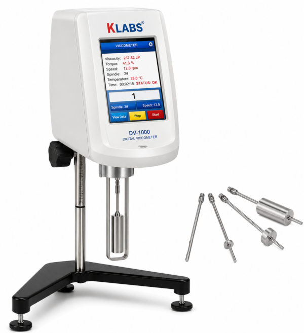 KLABS-KGVT-60 Digital Rotational Viscometer Touchscreen