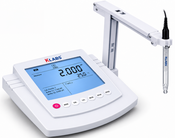 KLABS KPH-500 pH Meter 5 point + ION Meter Microprocessor