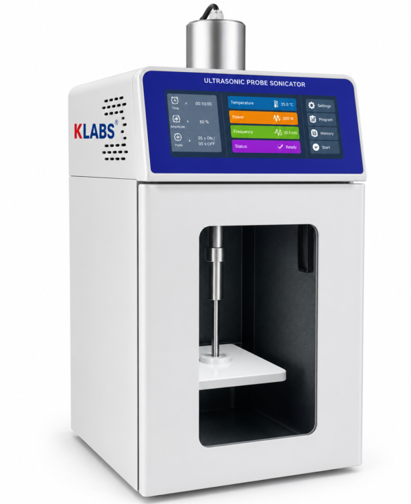 KLABS-KPRO-650 Ultrasonic Probe Sonicator With Sound Proof Enclosure (in-built)