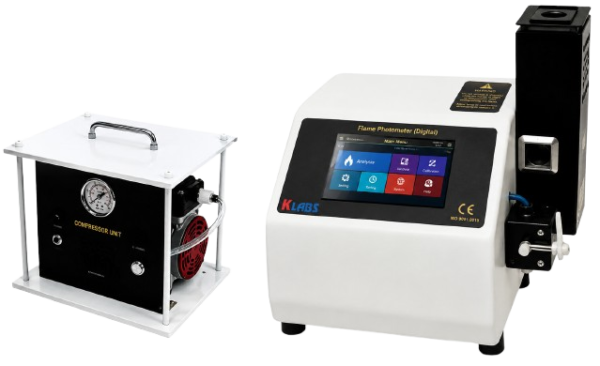 KLABS KMFP-250 Microprocessor Flame Photometer With Touch Screen